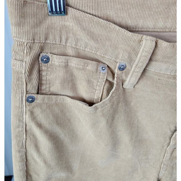 J. Crew Corduroy Pants High-rise Slim Demi-boot Cotton Blend Tan Size 29P - Picture 5 of 11